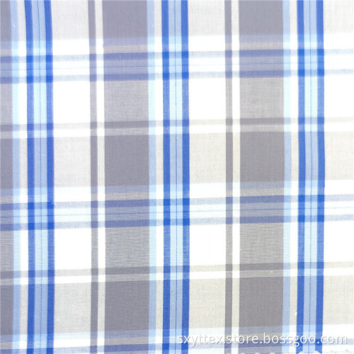 Plaid Yarn Dyed Cotton Fabric Cloth For Shirt